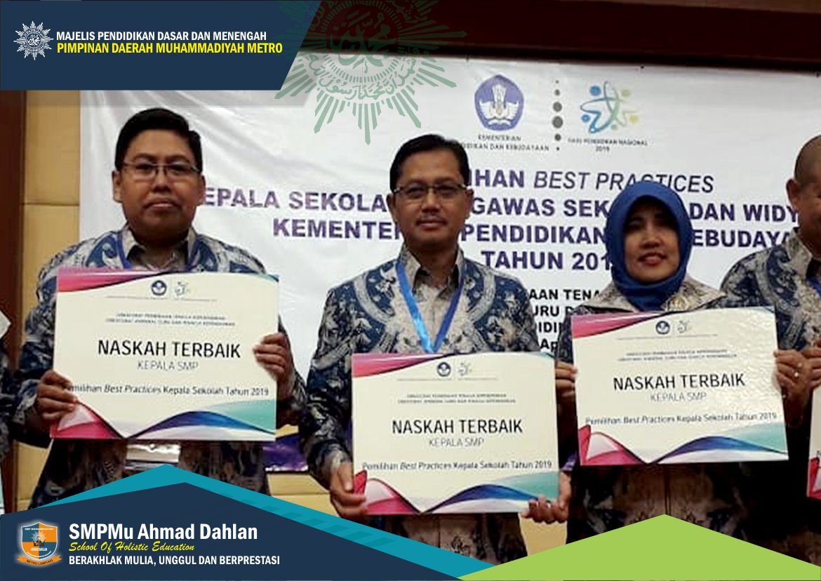 Prestasi Kepala Sekolah Terbaik Tingkat Nasional Best Practice 2019
