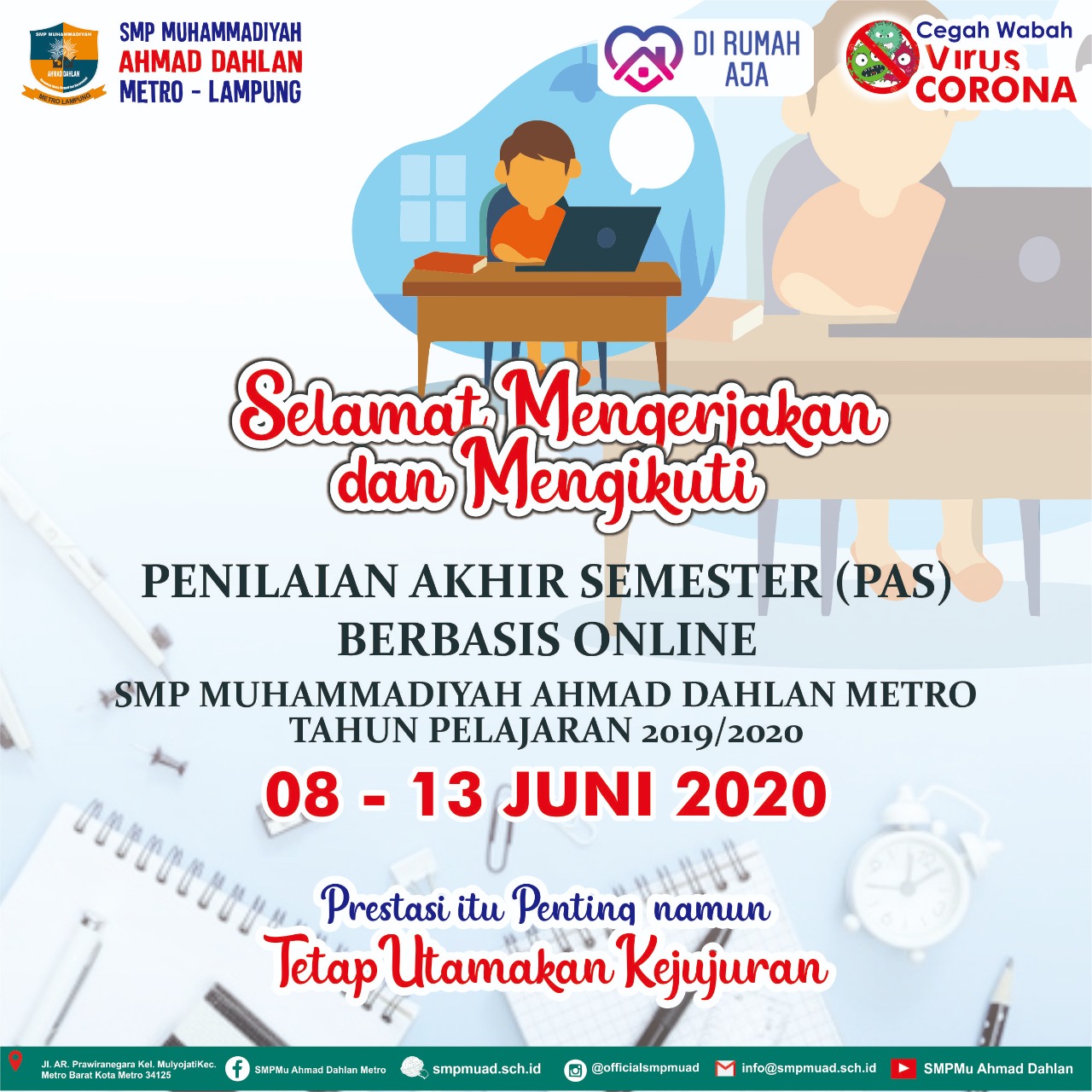 Penilaian Ahir Semester SMP Mu Ahmad Dahlan