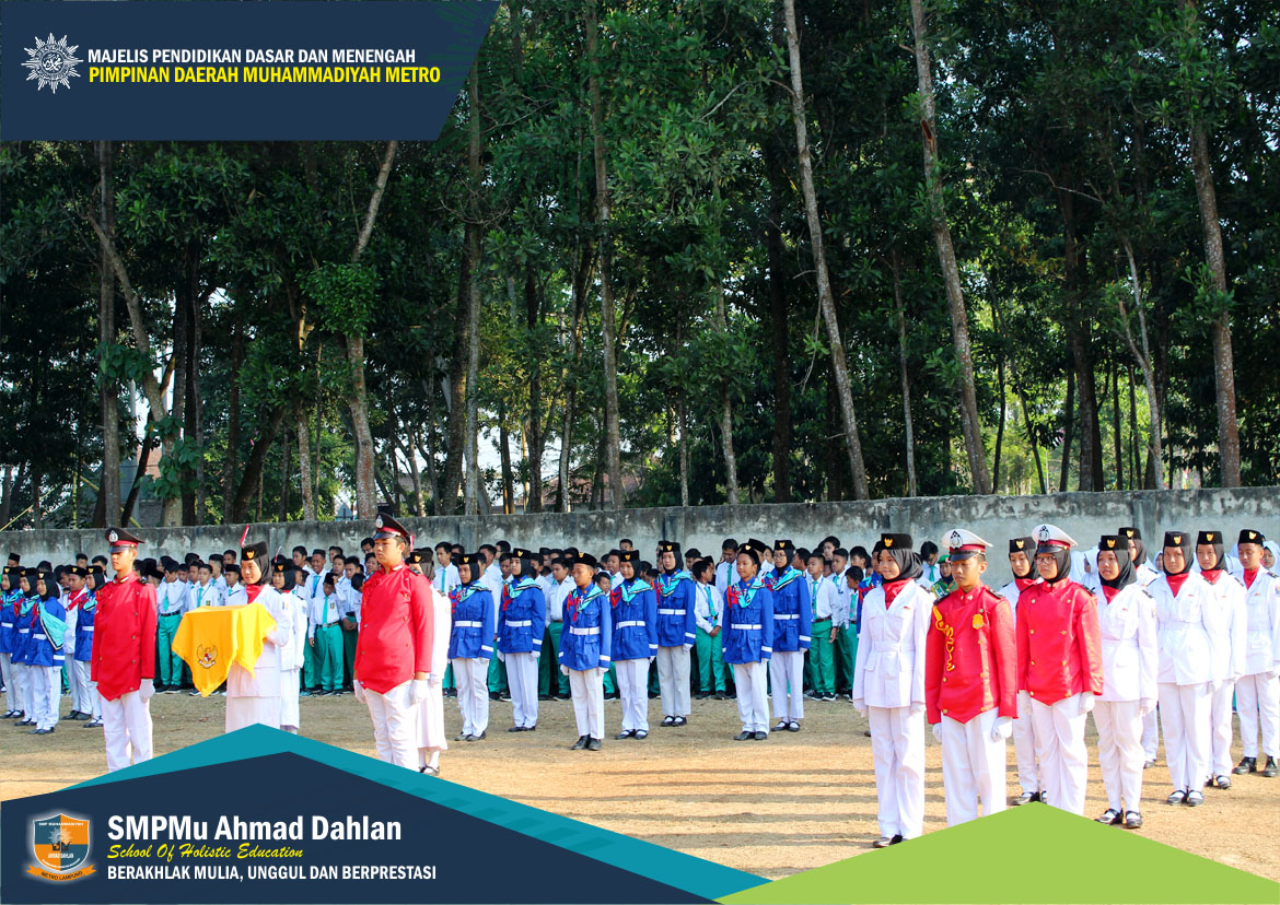 HUT ke 74 RI di SMP Muhammadiyah Ahmad Dahlan Metro Lampung