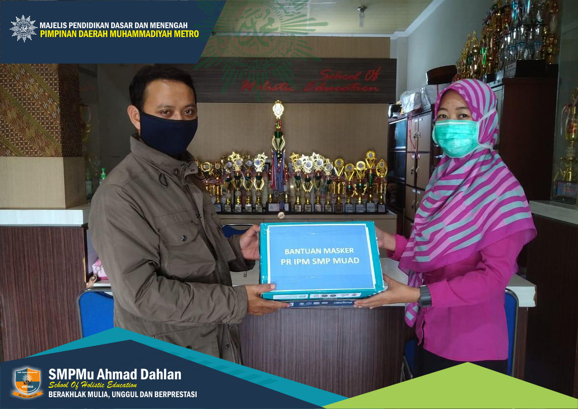 Bantuan Masker PR IMP SMP MuAD Antisipasi COVID 19