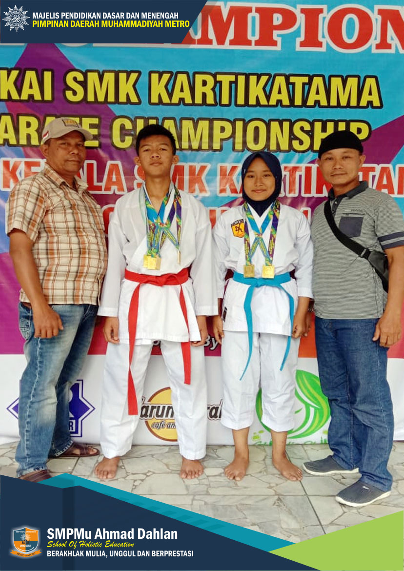 Raih 2 Medali Emas pada INKAI SMK Kartikatama Karate Championship 2019